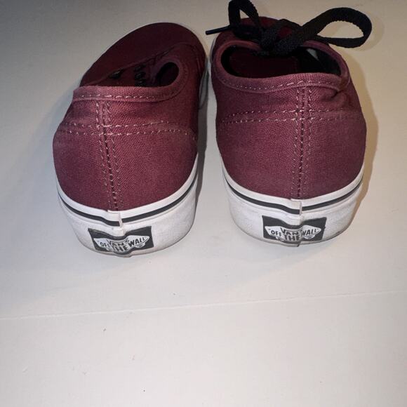Vans Women Authentic Port Royale/ Red/Black Classic Low Top Shoe Size 8 - Picture 3 of 8